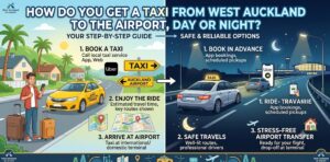 How Do You Get a Taxi From West Auckland to the Airport, Day or Night