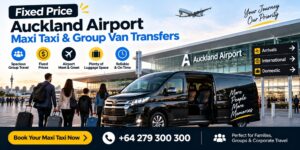 Fixed Price Auckland Airport Maxi Taxi & Group Van Transfers