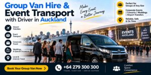 Group Van Hire & Event Transport with Driver in Auckland